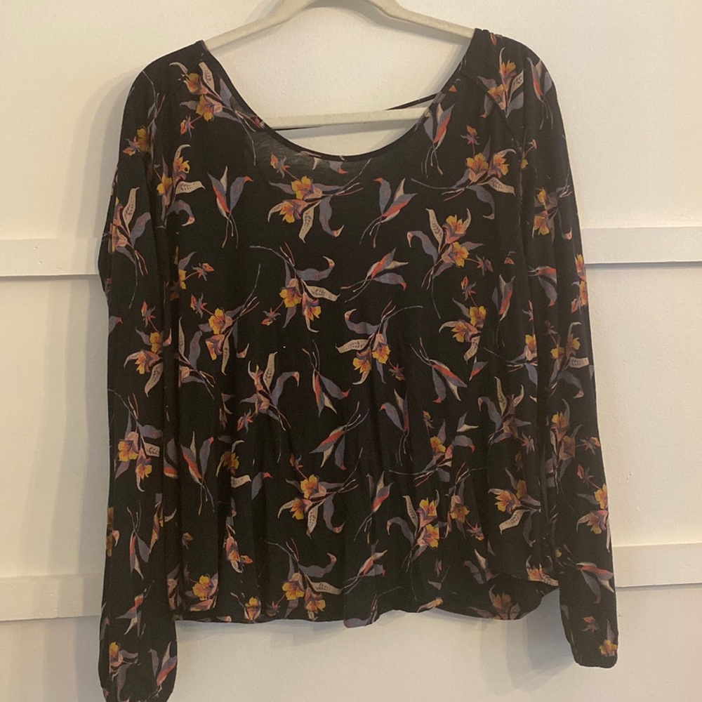 NWOT Free People Open Back Top
